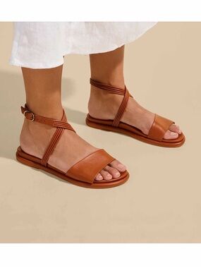 Olukai Tiare Wrap Leather Sandals
